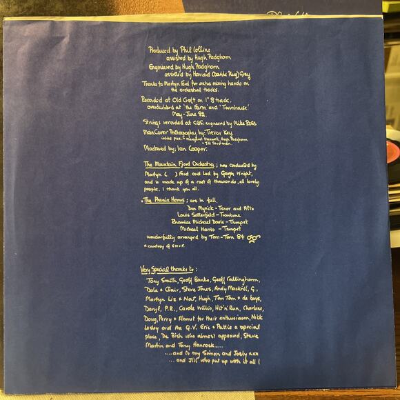 Hello, I Must Be Going! PHIL COLLINS 1982 ULTRASONIC CLN 80035-1 Vinyl GF LP EX+ - Picture 5 of 10